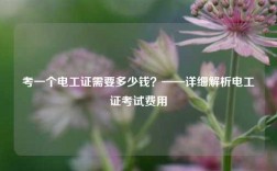考一個電工證需要多少錢？——詳細解析電工證考試費用