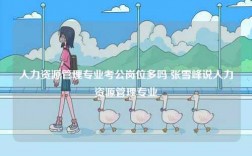 人力資源管理專業(yè)考公崗位多嗎 張雪峰說人力資源管理專業(yè)