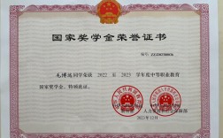 國家獎(jiǎng)學(xué)金證書查詢