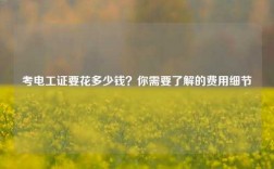考電工證要花多少錢？你需要了解的費用細節