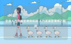 企業(yè)人力資源管理師級別 人力資源管理師已取消