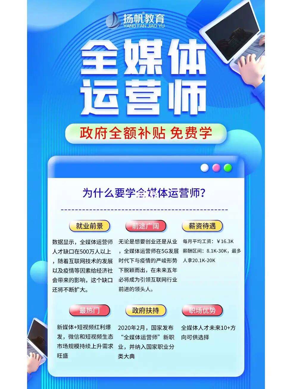 全媒體運(yùn)營師有補(bǔ)貼(全媒體運(yùn)營師報(bào)考條件)-圖1