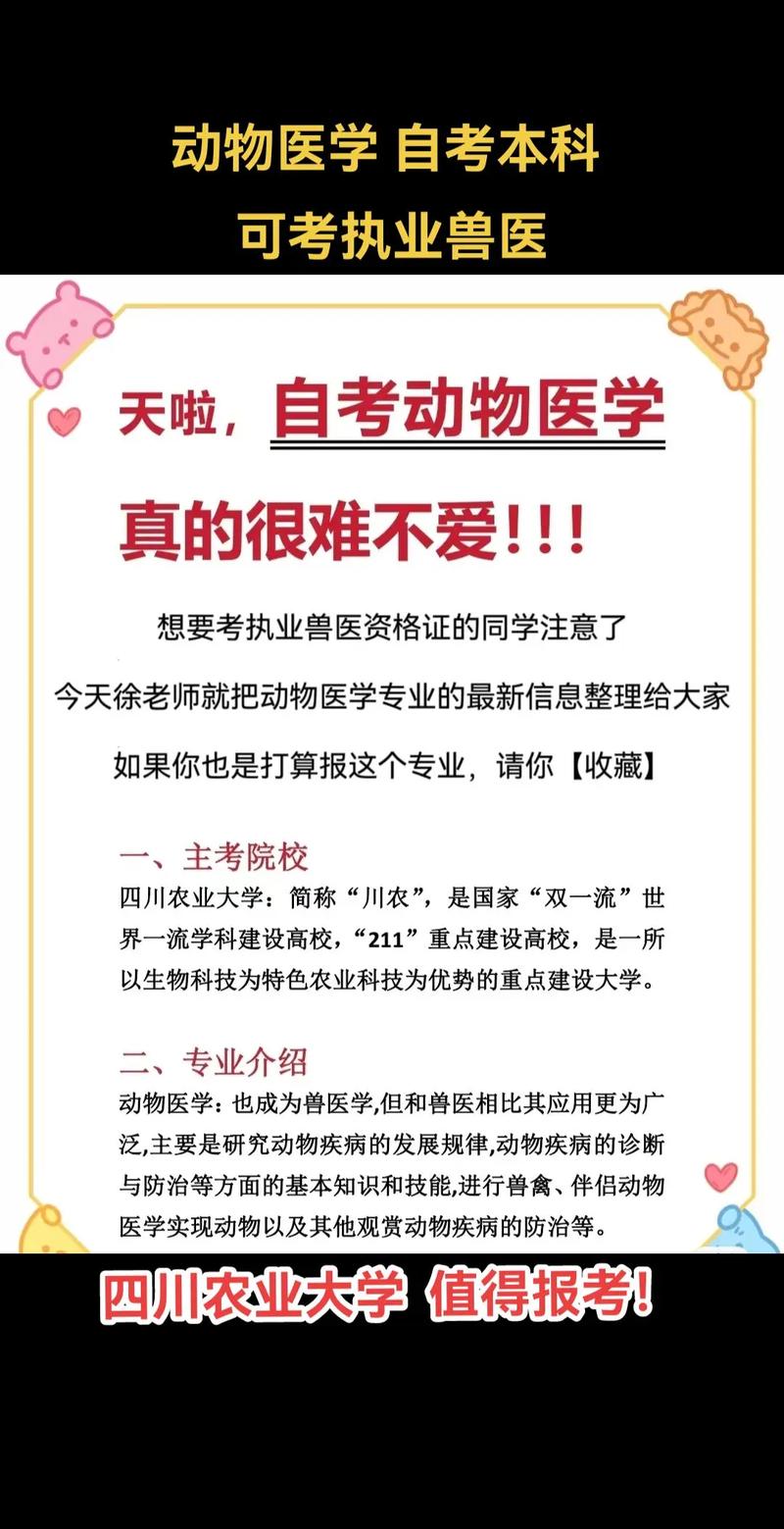 寵物醫(yī)生可以自考嗎(成人自考動物醫(yī)學(xué)專業(yè))-圖1