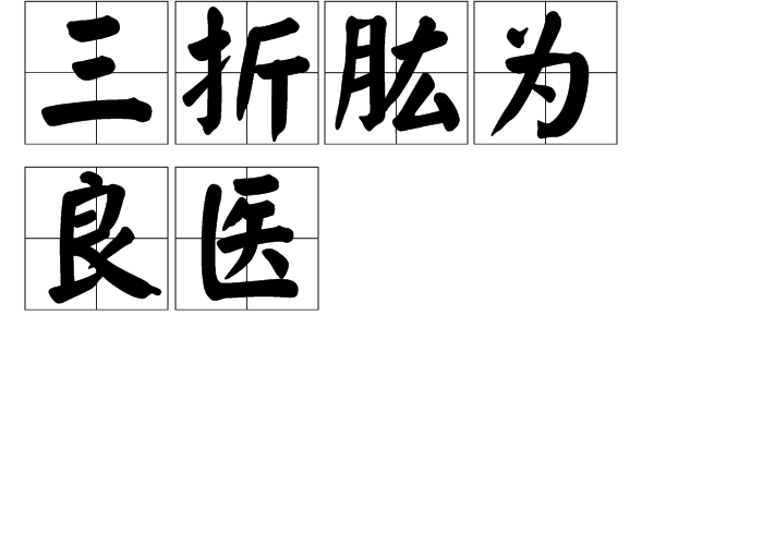 三折肱為良醫(yī)的解釋_近義詞_反義詞-圖1